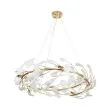 STEP INTO DESIGN XY080P-80 Lampa wisząca BOTANIKA złoto biała 80 cm