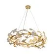 STEP INTO DESIGN XY080P-80 Lampa wisząca BOTANIKA złoto biała 80 cm
