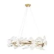 STEP INTO DESIGN XY080P-80 Lampa wisząca BOTANIKA złoto biała 80 cm