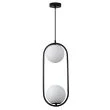 STEP INTO DESIGN DP0002-2 black LAMPA WISZĄCA COSTA DUO CZARNA 50 CM