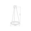 REALITY 343701-30 Proxima lampa wisząca LED