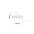 ANTIGO 2041 lampa gabinetowa MINOS G 20 cm