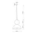 ANTIGO 5242 TIGALI 2 lampa zwieszana