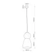 ANTIGO 5244 TIGALI 4 lampa zwieszana