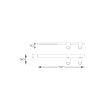 ZUMALINE S230757203 MANNARI LISTWA CZARNA/BLACK