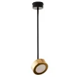 SIGMA 41641 BAR 1 S lampa wisząca czarny/złoty  47 cm