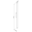 MAXLIGHT W0461 kinkiet zwnętrzny Predazzo 20W Czarna IP65