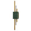 Step into design ST-7007W-GREEN ELLIE LED LAMPA ŚCIENNA MARMUROWA ZIELONO ZŁOTA 50 CM