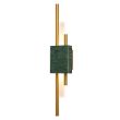 Step into design ST-7007W-GREEN ELLIE LED LAMPA ŚCIENNA MARMUROWA ZIELONO ZŁOTA 50 CM