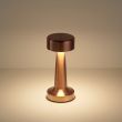 Step into Design ST-8127T/A COPPER Lampa stołowa TAVOLO A LED dotykowa miedziana 21 cm
