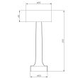 Step into design ST-8127T/A GOLD Lampa stołowa TAVOLO A LED dotykowa złota 21 cm