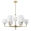COSMOLIGHT Lampa wisząca SUTTON P09685BR-WH