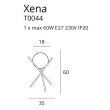 Maxlight Xena T0044 Lampa Biurkowa