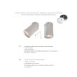 ZUMALINE TLS006-BK TORE LAMPA SUFITOWA CZARNA/BLACK