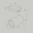 MAYTONI TR003-1-10W4K-S-B Vuoro Track Lighting czarny
