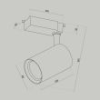 MAYTONI TR003-1-15W3K-S-B Vuoro Track Lighting czarny