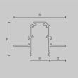 MAYTONI TRX034-422.12B Busbar trunkings Exility Recessed track czarny