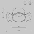 MAYTONI DL051-01-GU10-RD-WMG Share Downlight złoty