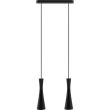 HELLUX 8510219 Lampa wisząca czarna Vegas 2 pł
