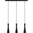 HELLUX 8510319 Lampa wisząca czarna Vegas 3 pł