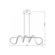 REALITY 343101-30 Vesper lampa wisząca LED