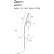 Maxlight Zoom W0269 Kinkiet Czarny IP44