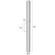 MAXLIGHT W0366 KINKIET FAYETTE 61CM 12W IP44 3000K ZŁOTY