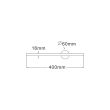 ZUMALINE W90477-40BK TROY KINKIET CZARNY/BLACK