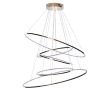 AZZARDO AZ3138 WHEEL XXL GOLD lampa wisząca złoty
