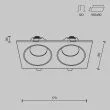 MAYTONI DL033-2-02B Zoom Downlight czarny