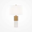MAYTONI Z030TL-01BS Bianco lampa stołowa mosiądz