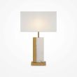 MAYTONI Z031TL-01BS Bianco lampa stołowa mosiądz