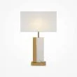 MAYTONI Z031TL-01BS Bianco lampa stołowa mosiądz