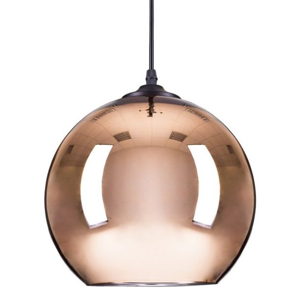 Step into Design ST-9021-M copper Lampa wisząca MIRROR GLOW - M miedziana 30cm
