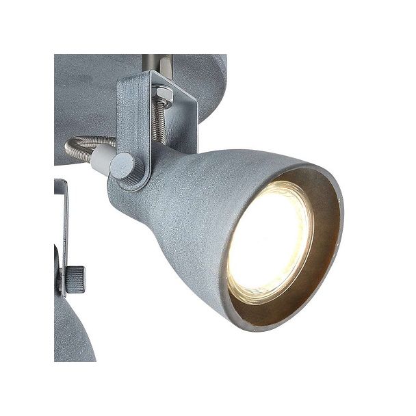CANDELLUX 98-64325 ASH PLAFON 3X40W GU10 SZARY MAT