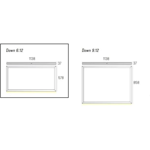 LABRA 3.1353 FRAAM DOWN Gen.2 6.12 NT Diffused Switch/DALI