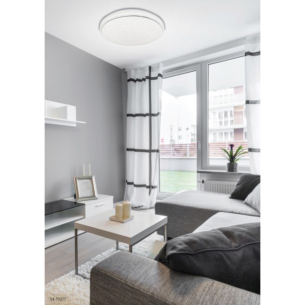 WYPRZEDAŻ CANDELLUX 14-75277 LAMPA SUFITOWA JASPER PLAFON 36W LED BIAŁY 4000K IP44