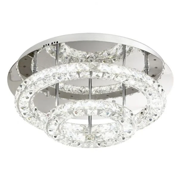 EGLO 39003 LAMPA TONERIA OPRAWA SUFITOWA LED-DL Ø550 CHROM/KRISTALLTONERIA