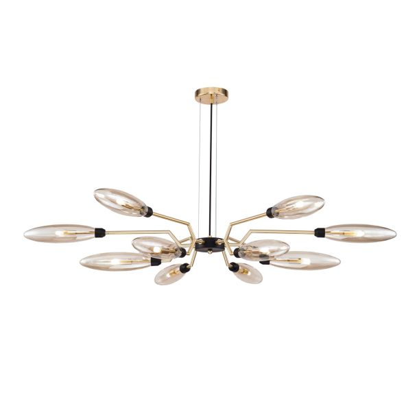 MAYTONI MOD012CL-12G Modern Ventura Pendant Lamp Matt Gold