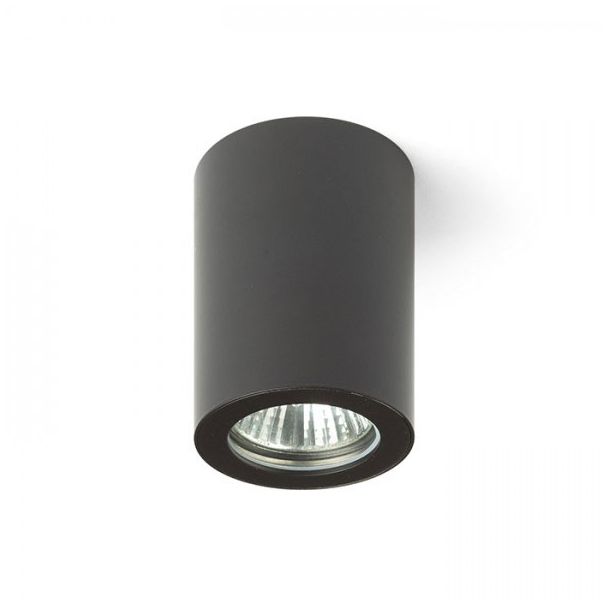 RENDL R13542 LOLA 88 sufitowa czarna 230V GU10 35W IP54