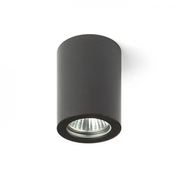 RENDL R13542 LOLA 88 sufitowa czarna 230V GU10 35W IP54