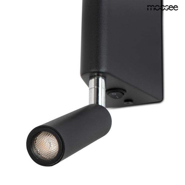 MOOSEE MSE010100335 MOOSEE lampa ścienna PERISCOPE czarna