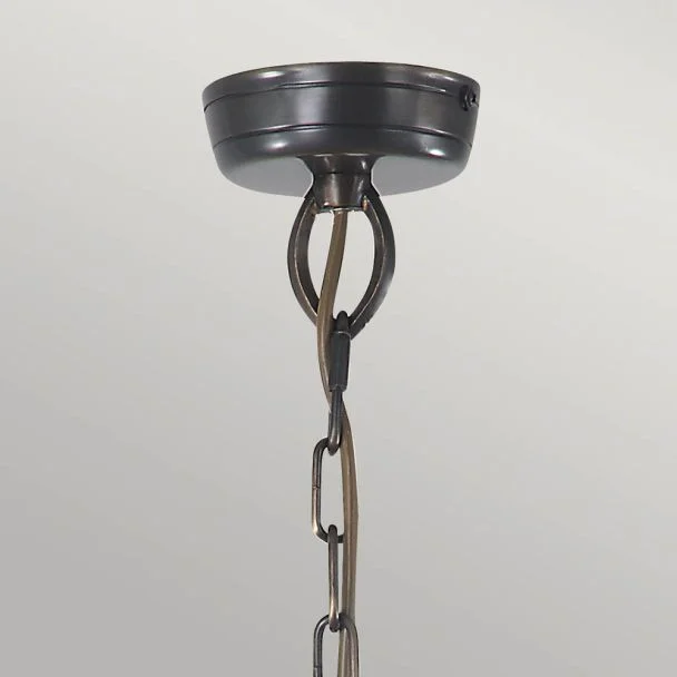 ELSTEAD Mansion House MANSION-HOUSE8-BR 3 Light Chain Lantern - Brass