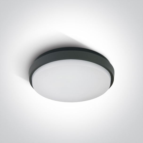ONE LIGHT 67363/AN/W Fasideri 2 plafon antracyt LED 3000K 30W IP54