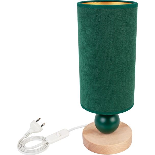 HELLUX 4105253 Lampa nocna Bolla butelkowa zieleń