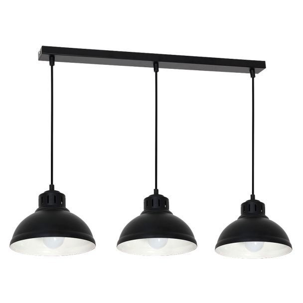 LUMINEX 9083 żyrandol Sven black