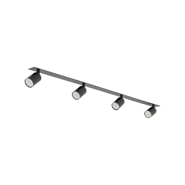 TK-LIGHTING 10801 NEX BLACK 4XGU10 LAMPA SUFITOWA PODTYNKOWA