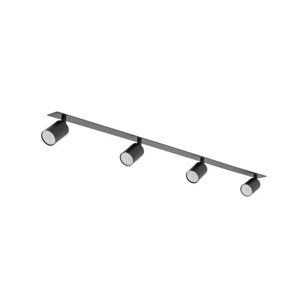 TK-LIGHTING 10801 NEX BLACK 4XGU10 LAMPA SUFITOWA PODTYNKOWA