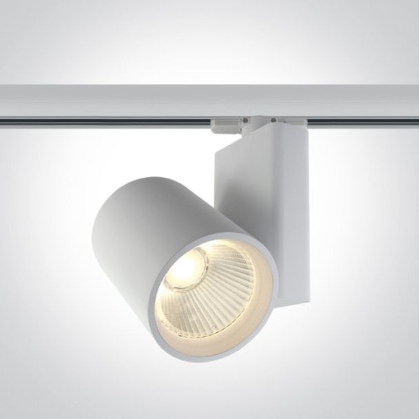ONE LIGHT 65614NT/W/W Lavina 3 biały track spot COB LED 3000K 42W
