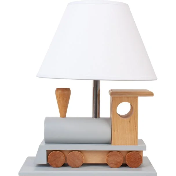 HELLUX 4112040 Lampa stołowa Lokomotywa szara